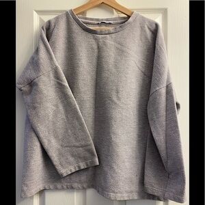 Zara oversized Gray sweatshirt